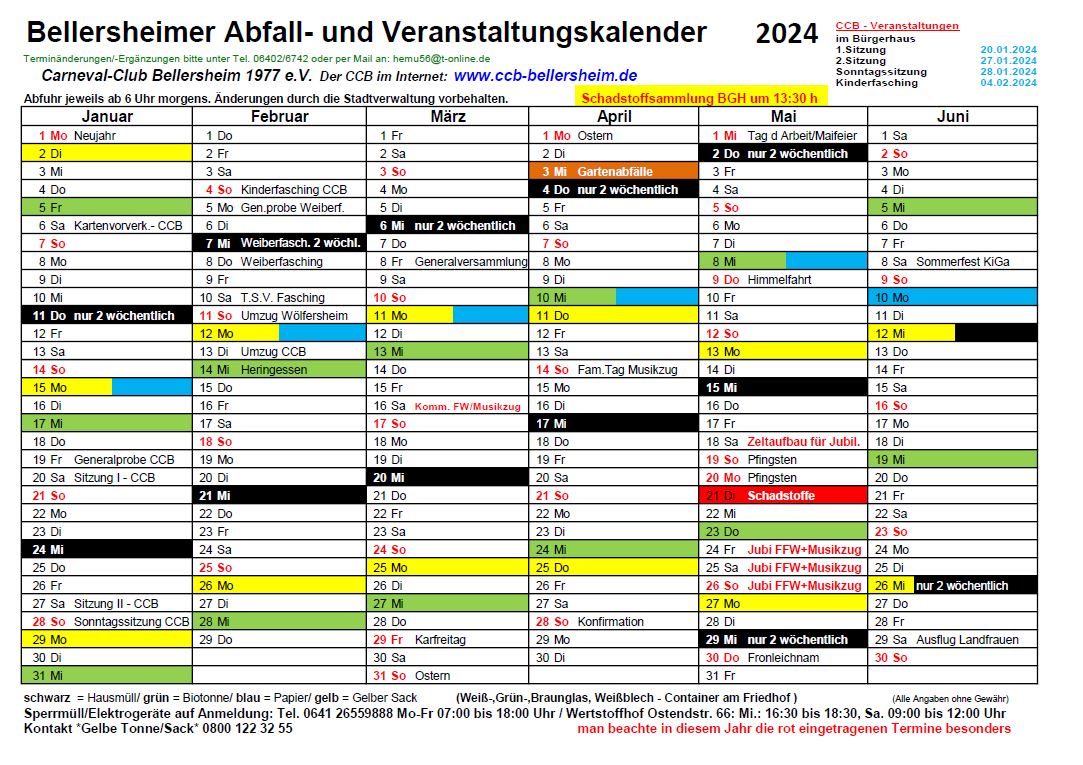  VA/Müllkalender